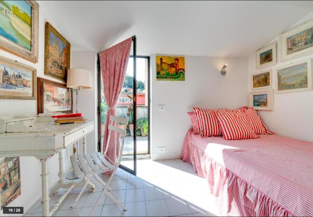Luxury Art Apartment In Trastevere With Terrace Rom Eksteriør billede