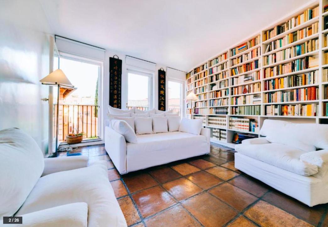 Luxury Art Apartment In Trastevere With Terrace Rom Eksteriør billede